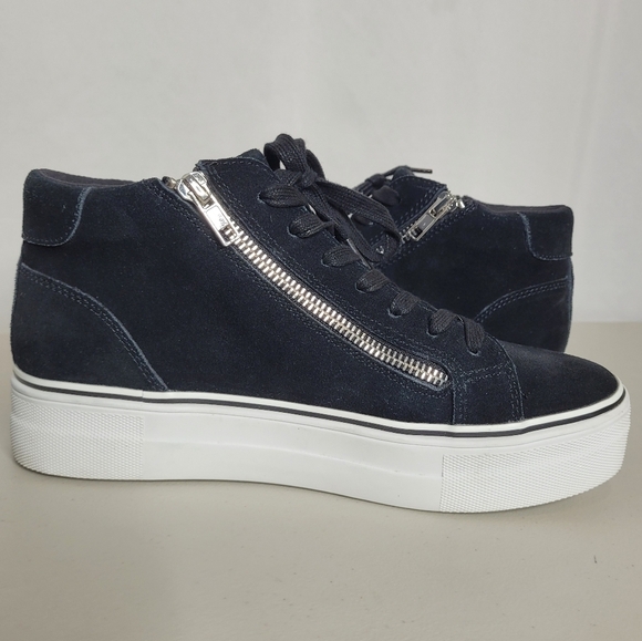 Steve Madden Gryphon Suede Leather Platform Sneaker - 8.5 - Picture 3 of 13